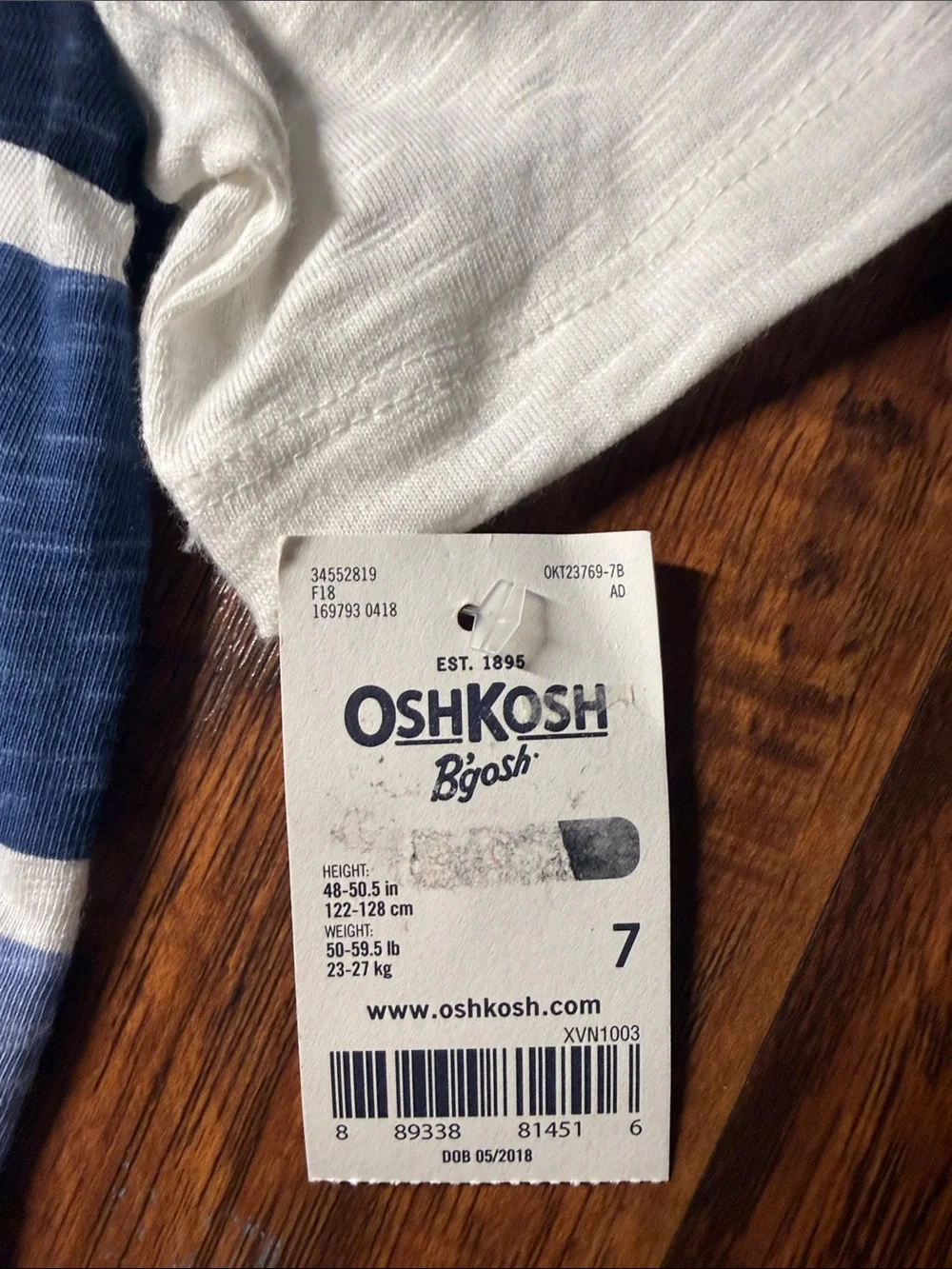 OshKosh Bgosh size oshkosh